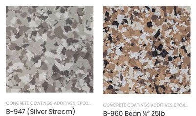 Silver Bean Epoxy Pattern - Greenville WI